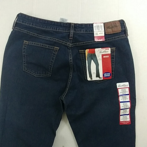 Levi's Denim - Levi Strauss Misses Low Rise Bootcut Jeans 12M